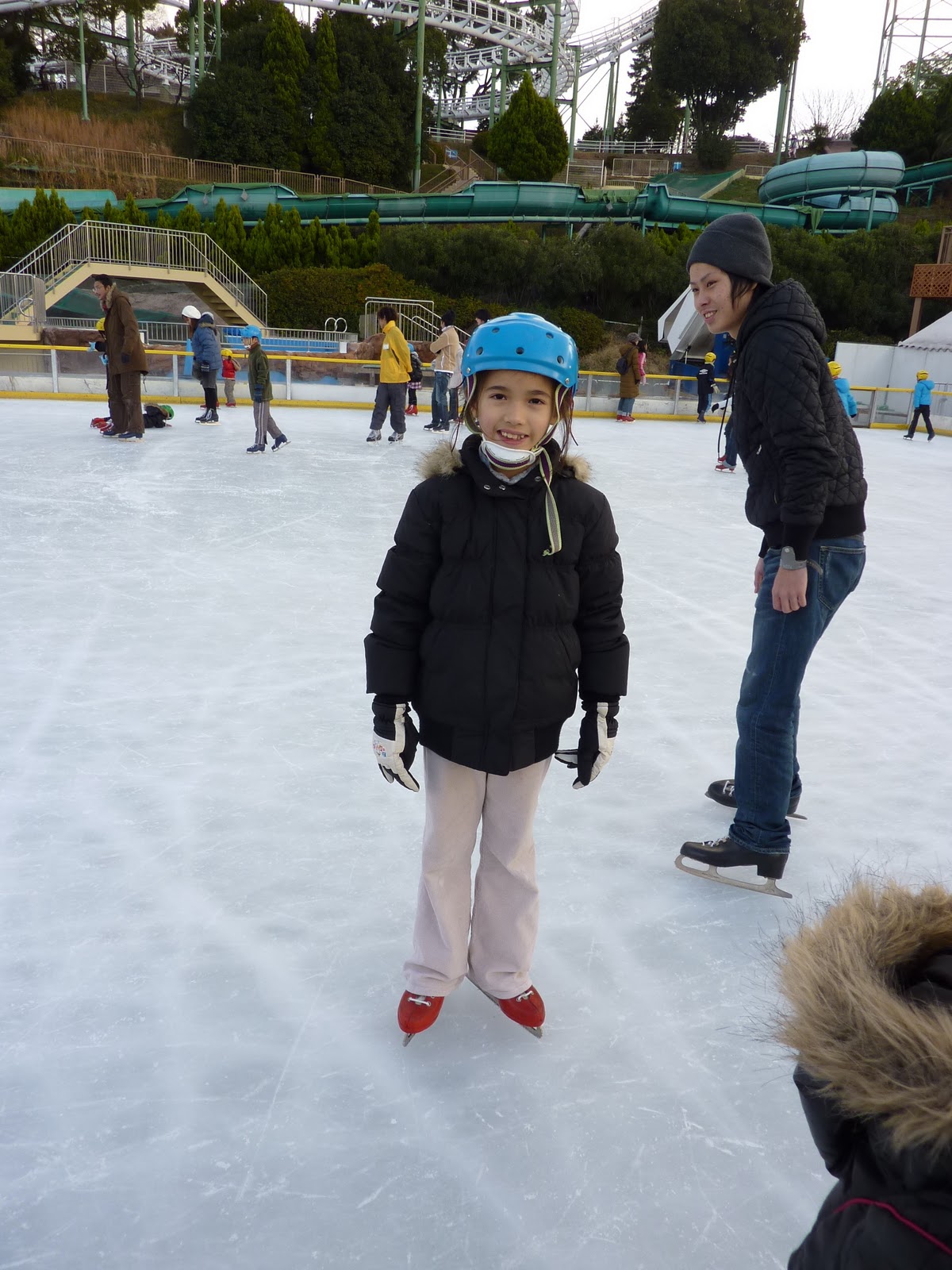 Mr. Jeremy Ice Skating at Hirakata Park in Osaka