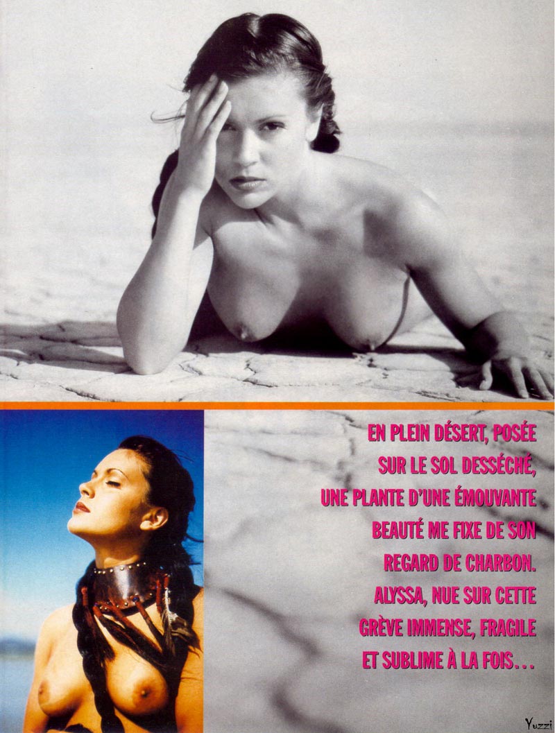 Alyssa milano bikini magazine