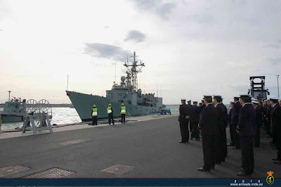 La fragata ´Navarra´ regresa a España tras su participación en la Operación Atalanta.