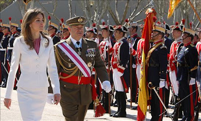 Jura de Bandera de los nuevos Guardias Reales presidida por Su Alteza Real la Princesa de Asturias.