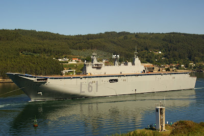 La Armada recibe su mayor buque, el "Juan Carlos I".