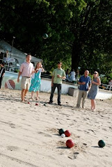 bocce on the beach