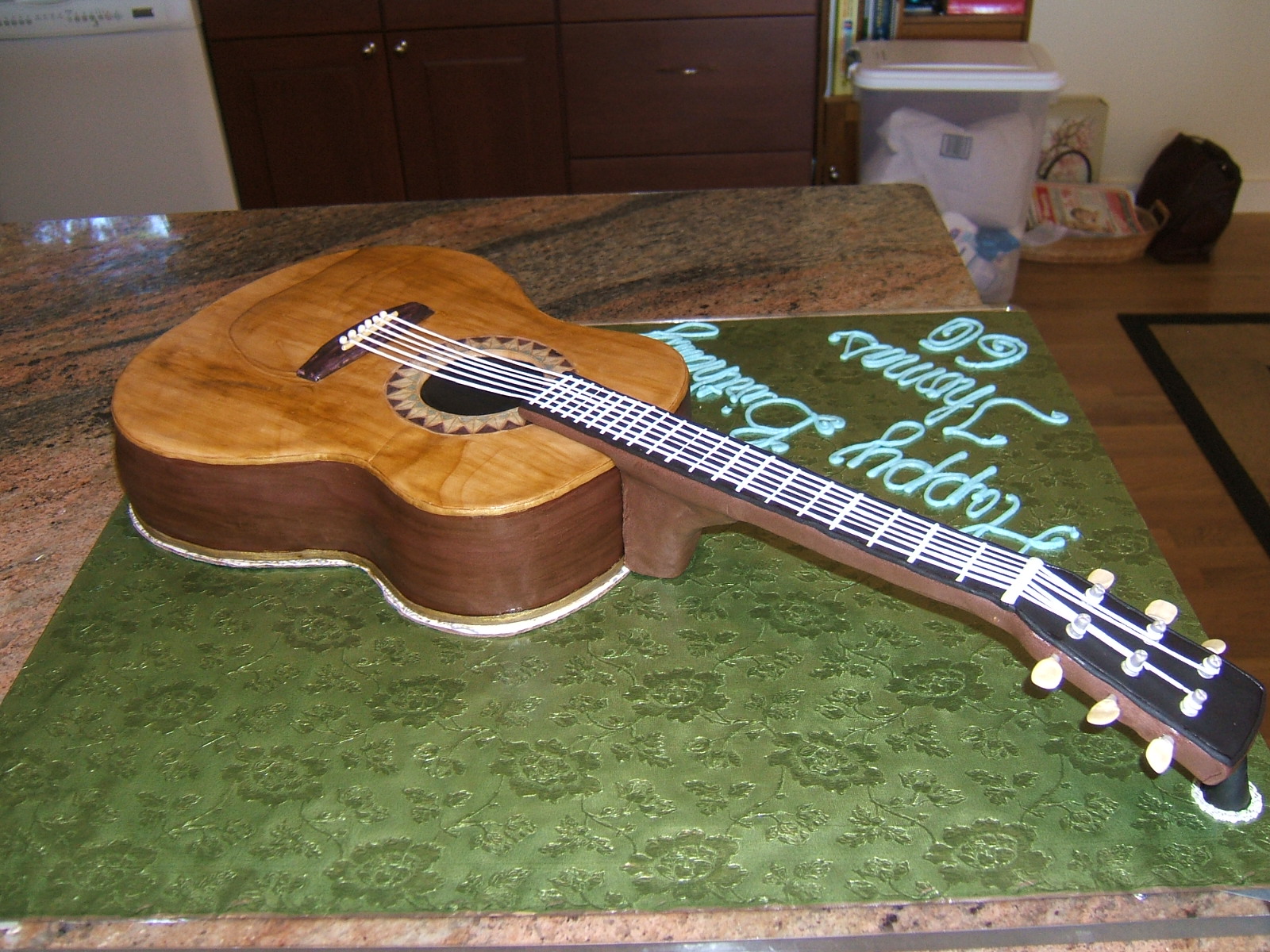 Cakes by Kris Acoustic Guitar Cake