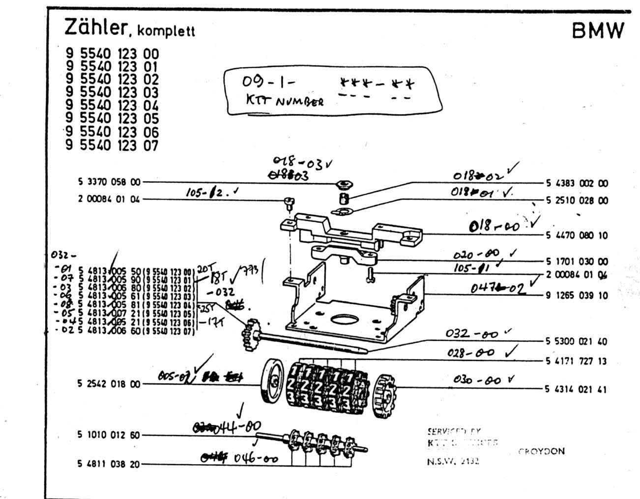 Bmw parts exploded views #5
