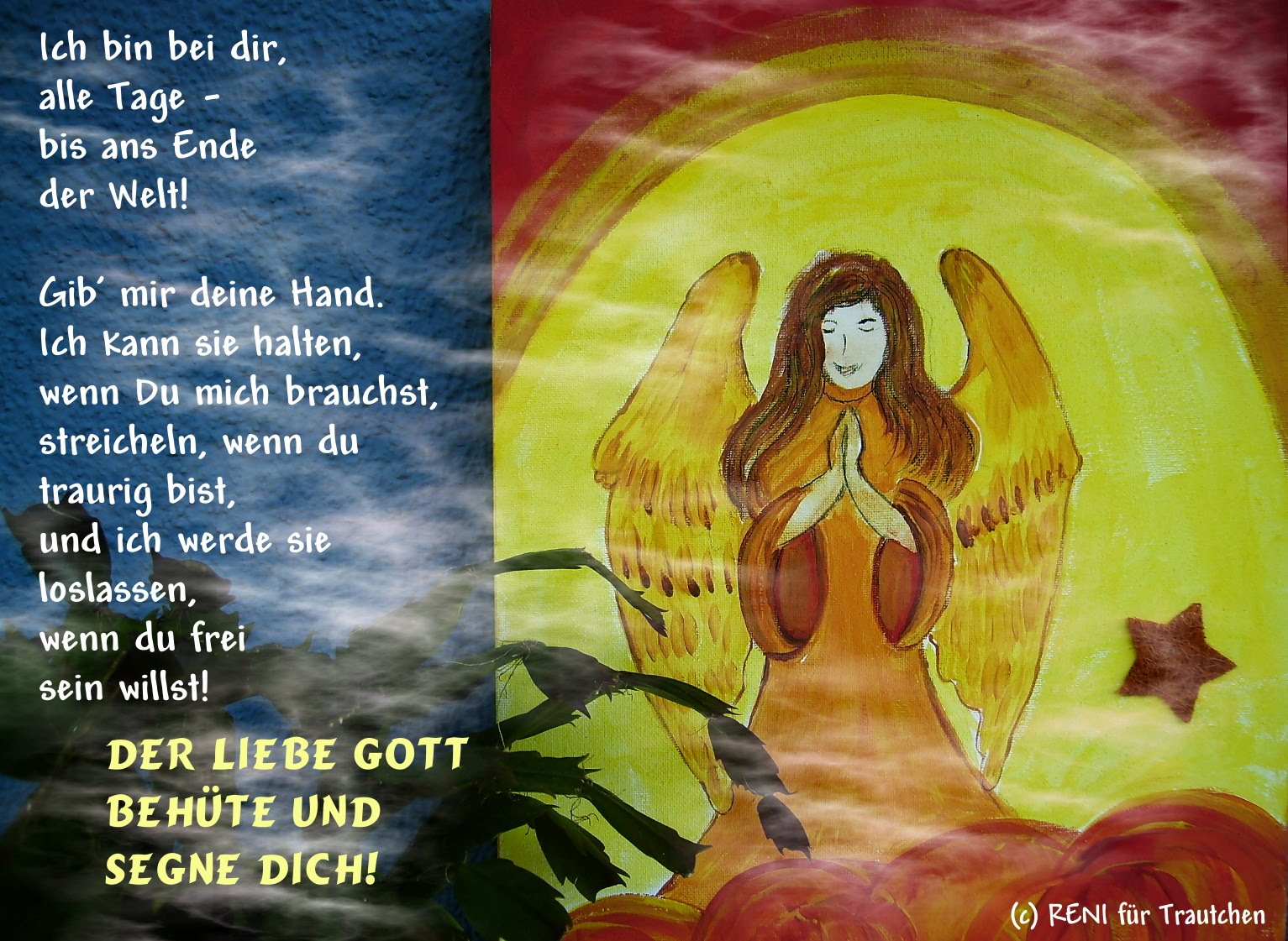 Willkommen in Renates Eckchen Ein jeder Mensch braucht einen Engel