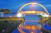 Raibow Bridge- Cochin-A Night View