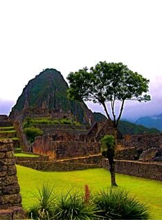 Machu Picchu after rain