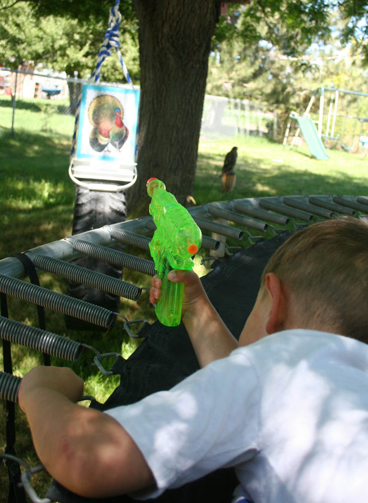 Capital B Water Gun Targets!