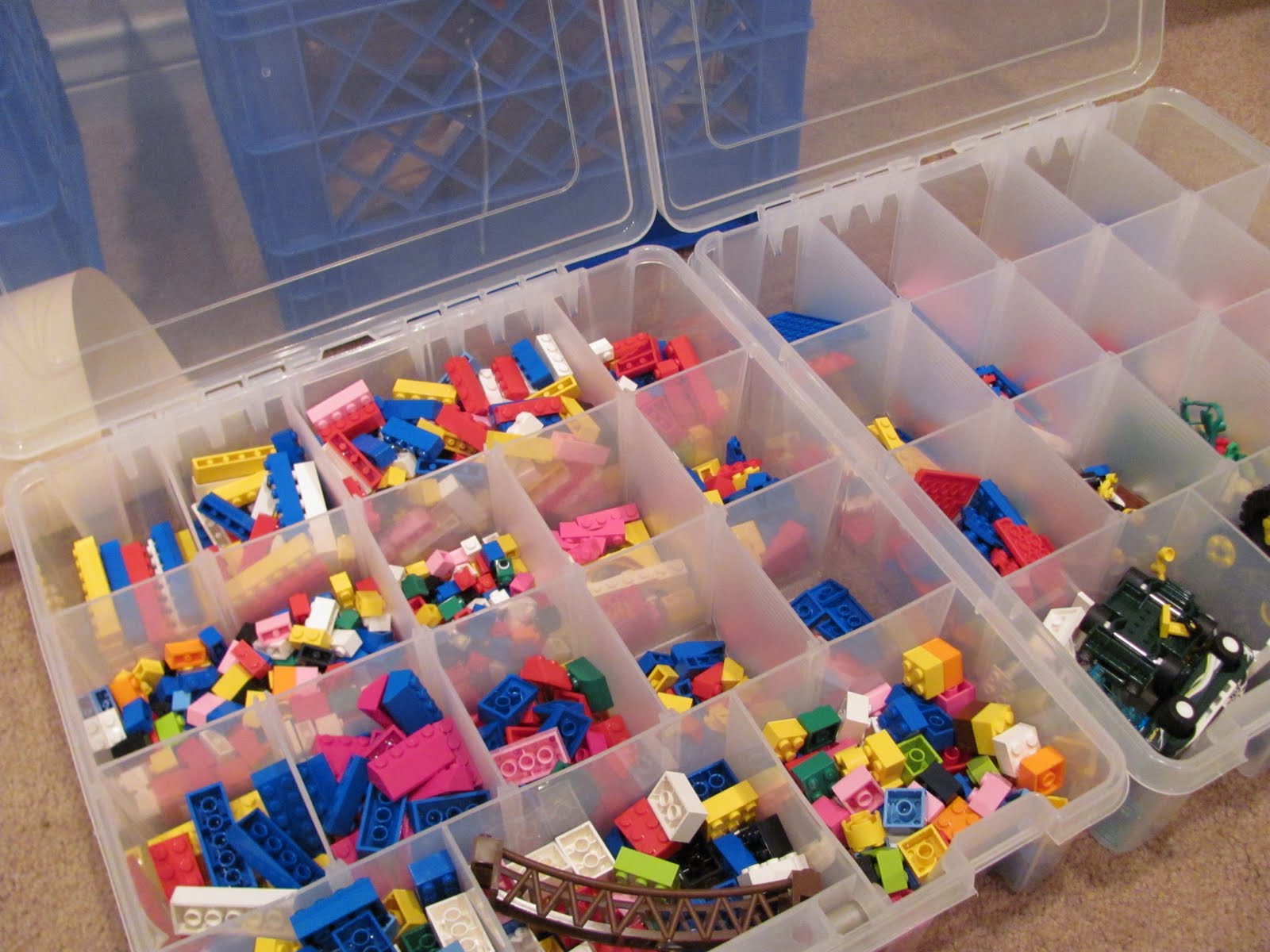 lego brick organization