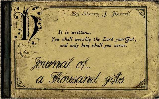 Journal of a thousand gifts