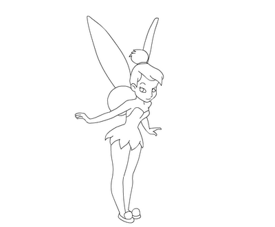 Tinkerbell Coloring Sheets on Free Coloring Pages  Tinkerbell