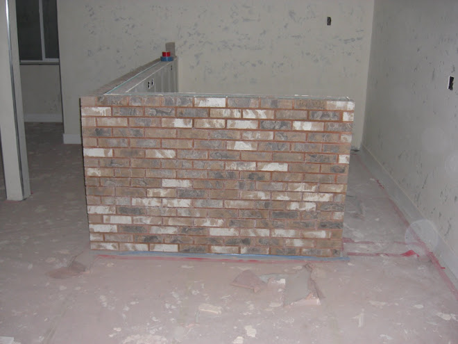 Basement Bar Brick added