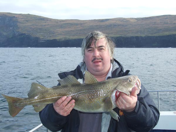 Adrian Hanley with a good cod in 2008