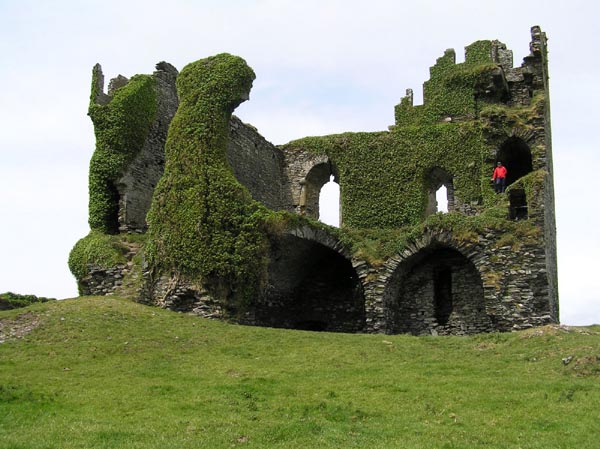 Ballycarbery castle, vill mei eng rezent Geschicht (18 Joerhonnert)