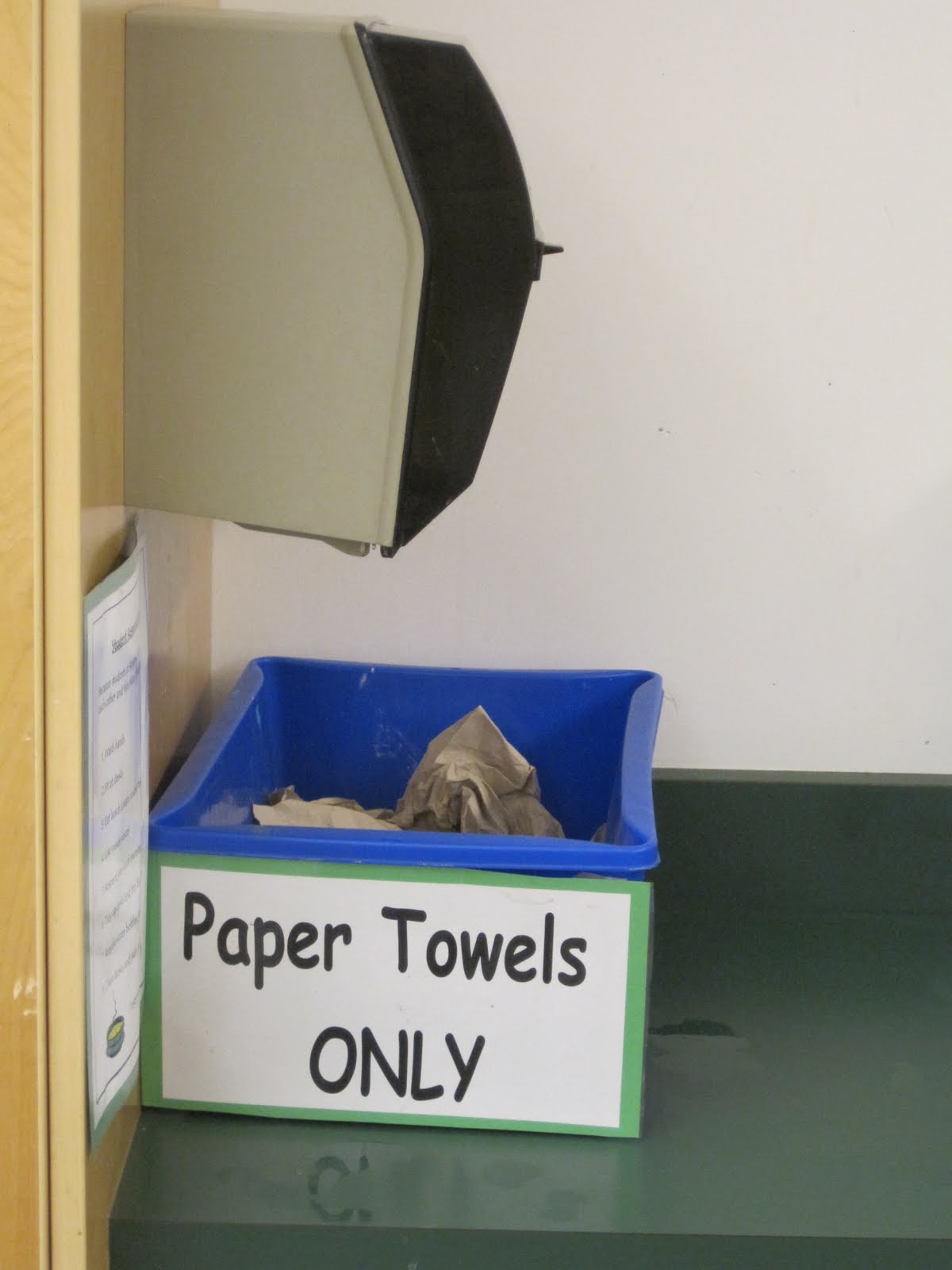 Go Green at Rogers Paper Towel Only