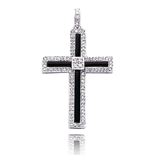 Big Diamond Onyx Cross