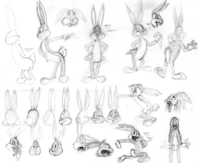 stuff by nick: Bugs Bunny Drawings
