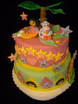 Dora Birthday Cake on What A Crazy Hobby    Dora  Boots    Swiper  Birthday Cake