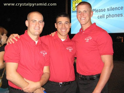 Marines volunteer as ushers at Comic Con - Photo by San Diego video producer Patty Mooney of Crystal Pyramid Productions