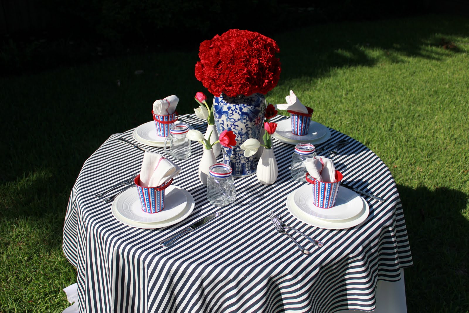 P Is For Party Inspiration My July Fourth Table Setting