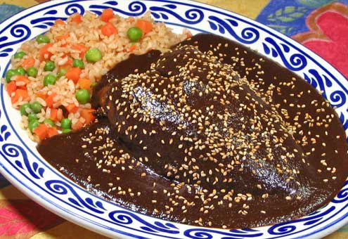 Image result for pollo en mole de analco