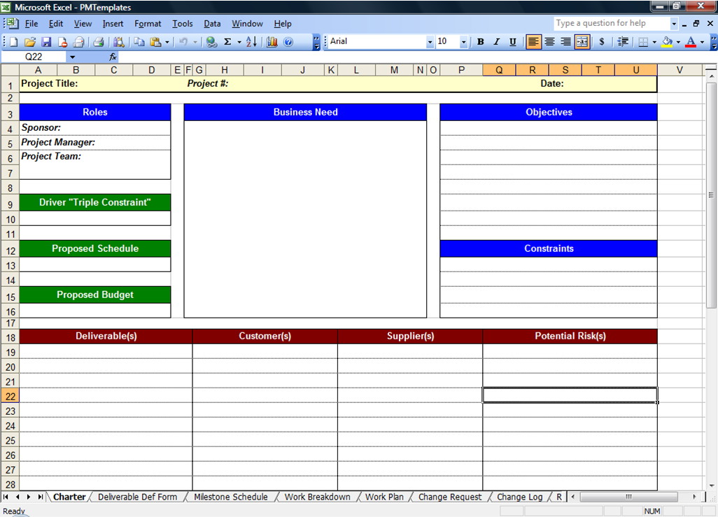 Excel project management templates - rolfcenters