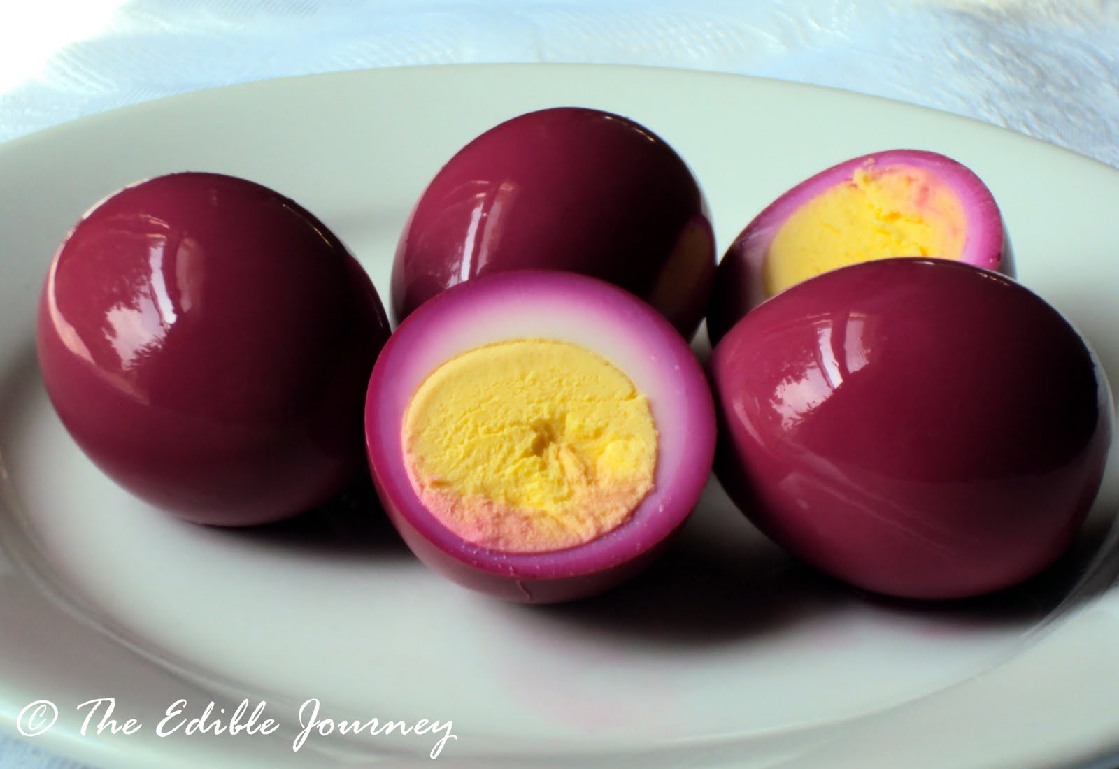 The Edible Journey Pickled Purple Eggs