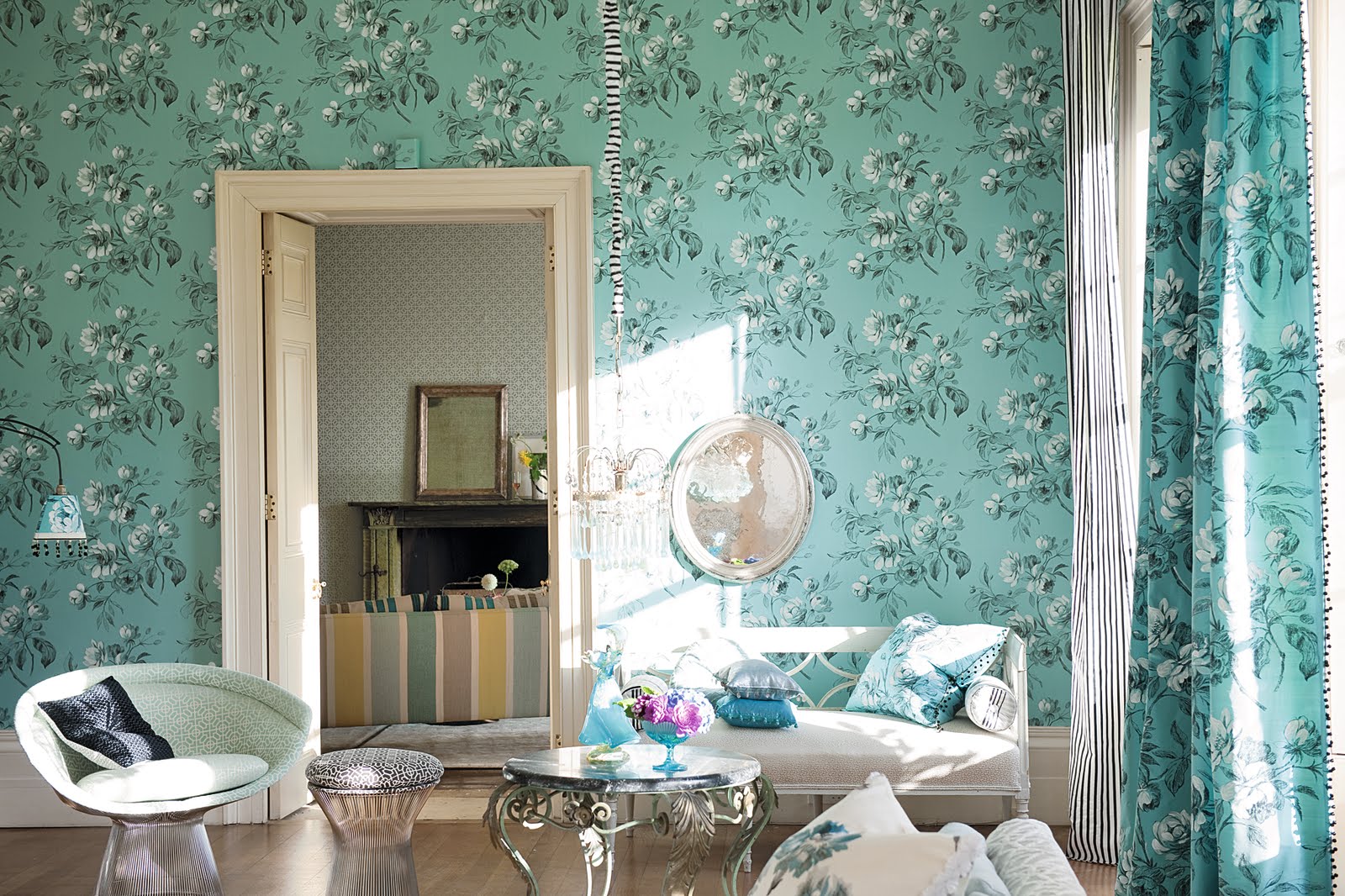 Designers guild living room ideas. aqua comforter patio ...