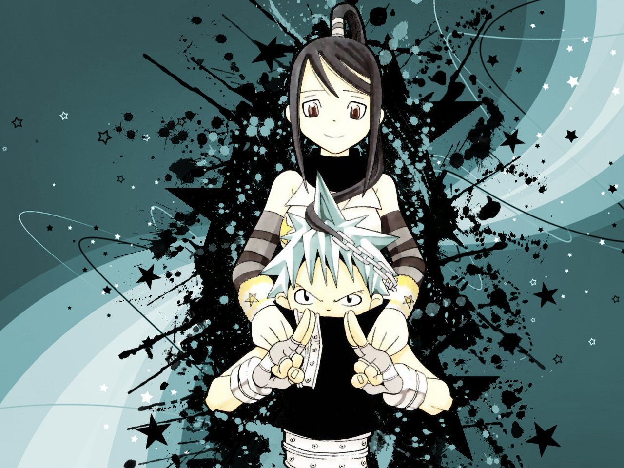 Soul Eater Black Star and Tsubaki Wallpaper Wallpaperholic