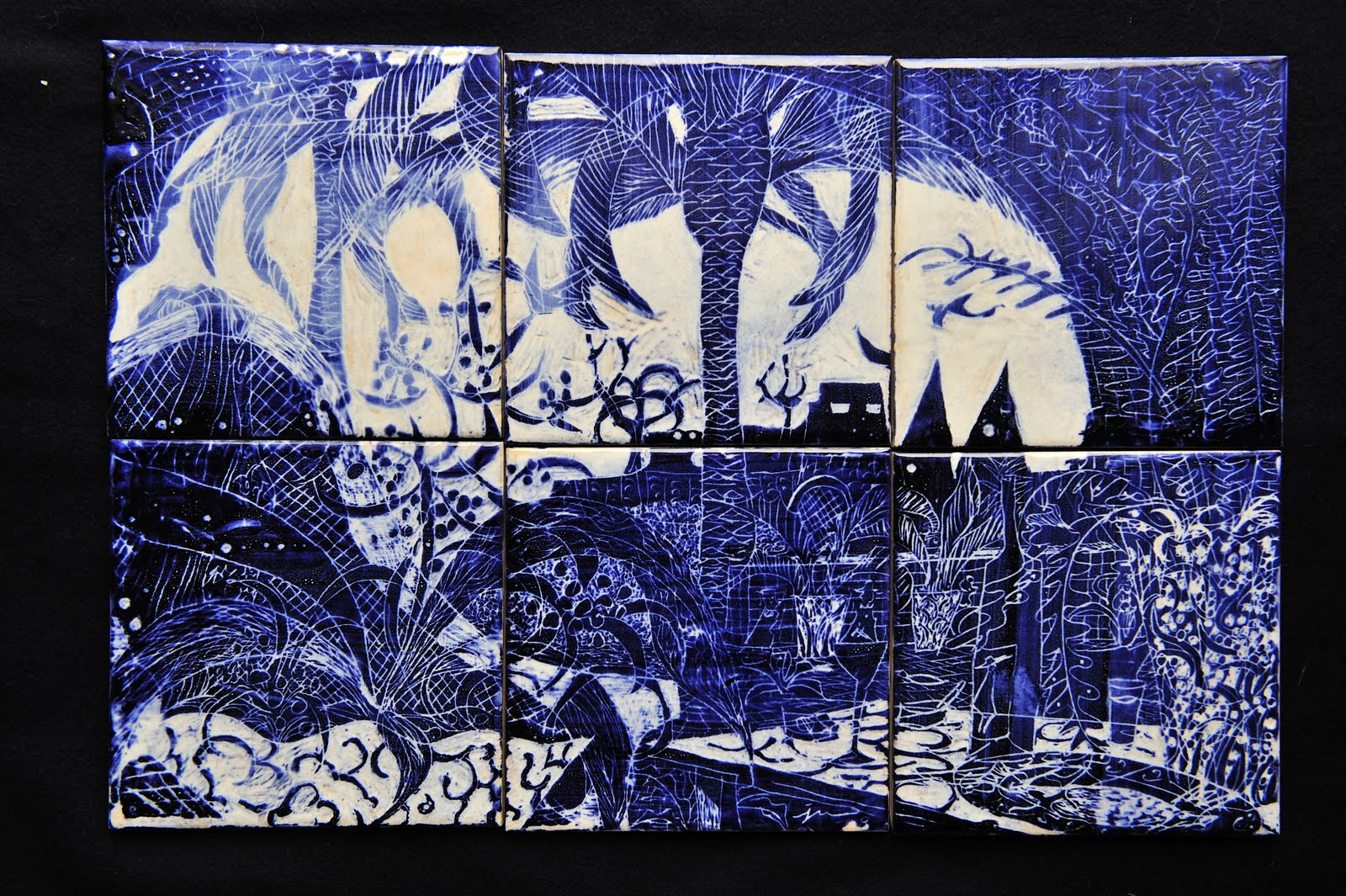 'Sintra' - conjunto de azulejos de Jun Shirasu