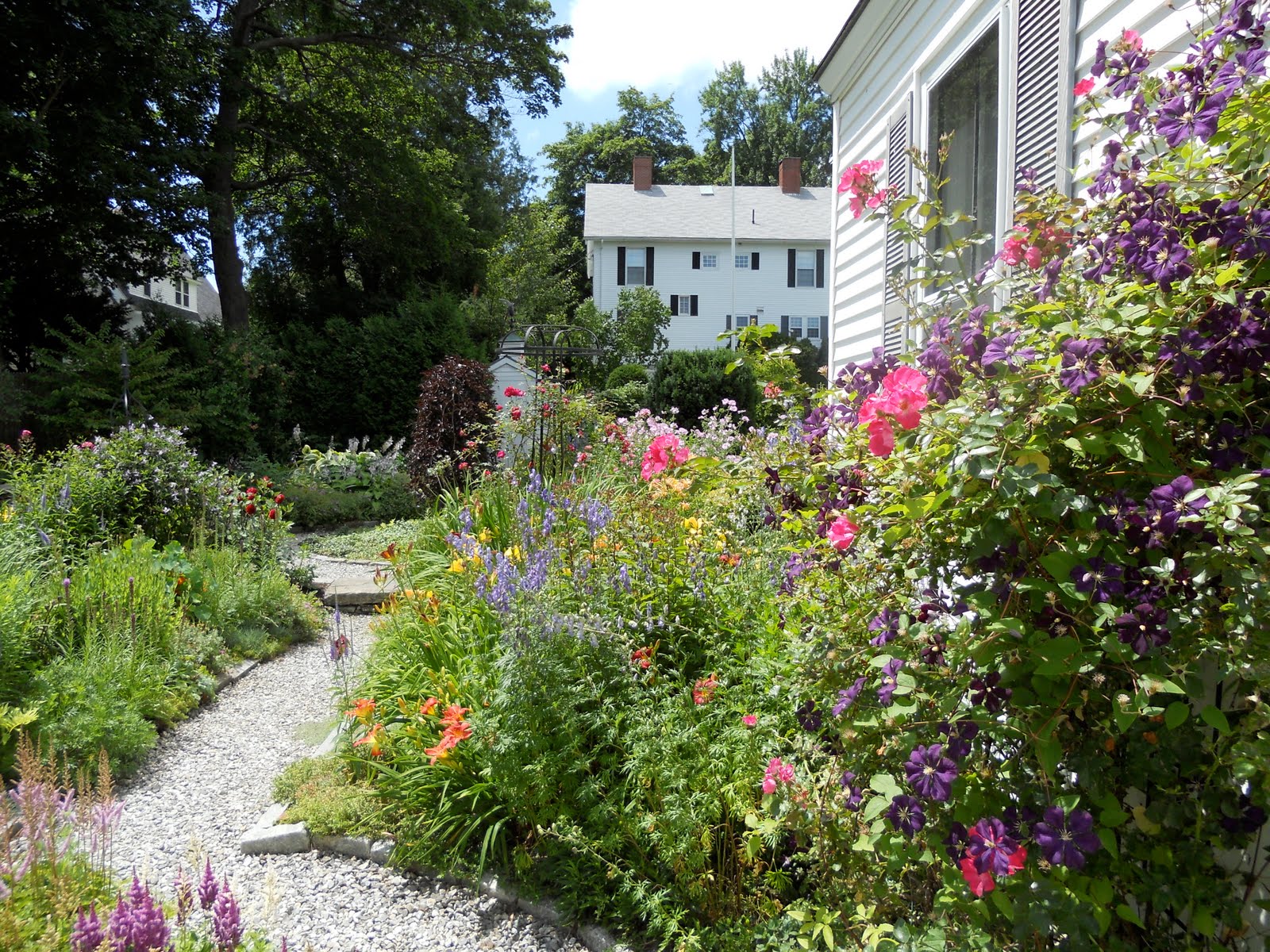 Connecticut Gypsies Garden tour in Belfast, Maine