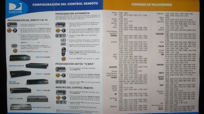 Mis Vivencias Web: Manual y Codigos Control Remoto universal del