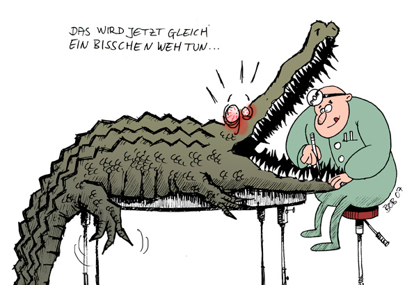 Krokodil Zeichnen Einfach