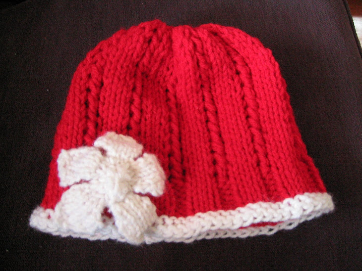 Grace Red Flower Hat