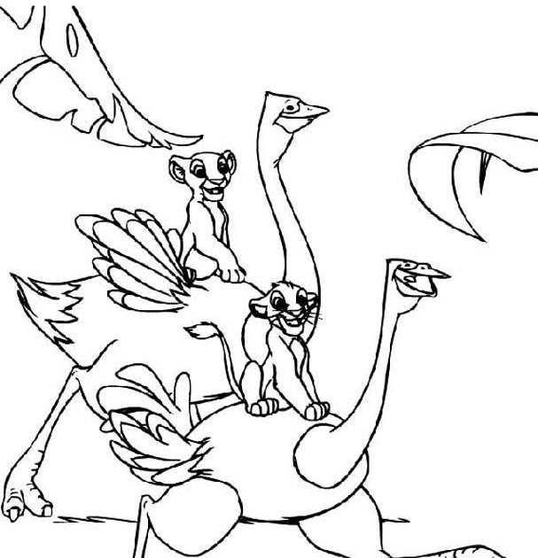 Para Colorear Rey Leon - Crafts DIY and Ideas Blog