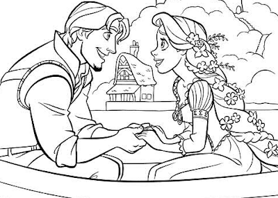 Dibujos Para Colorear De Princesa Rapunzel Imagesacolorierwebsite