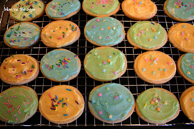 Easter shortbread cookies