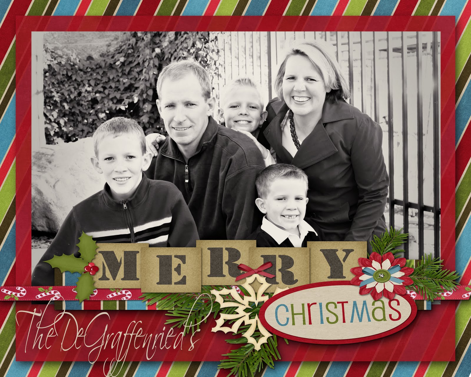 DeGraffenried Family: Christmas Card 2010