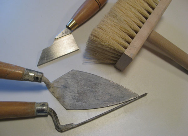 Tool Mortar Examples Apropos of Nothing: Our new old yellow brick interior wall