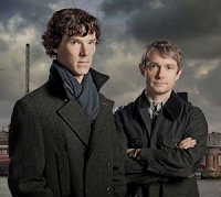 BBC Sherlock. Benedict Cumberbatch & Martin Freeman