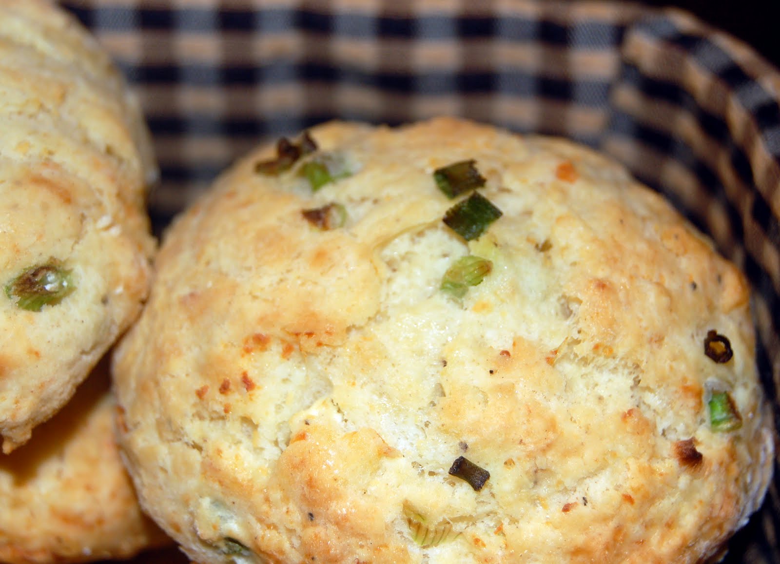 Savory Scones with Goat Cheese and Scallions Souffle Bombay