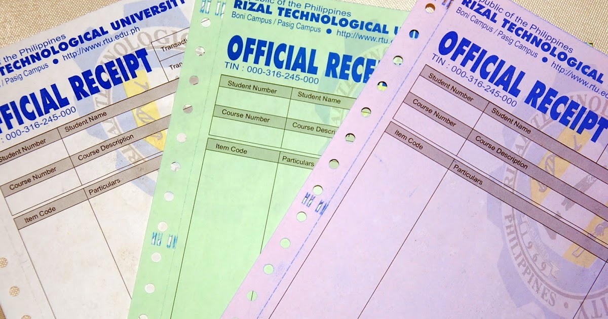 Mataverde Printing Press Official Receipt