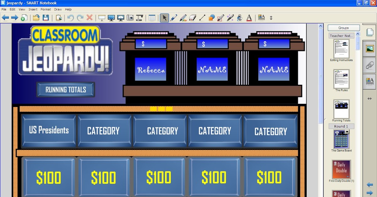 Create Jeopardy Game For Classroom Classroom Jeopardy! YouTube