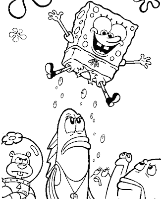 Coloring Pages Of Spongebob And Friends Spongebob Coloring Pages Spongebob nice feeling to