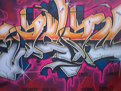 Graffiti Alphabet Tutorial. GOOG Purple Graffiti Alphabet