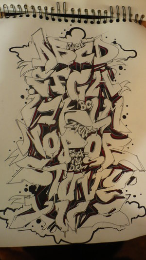 graffiti alphabet freestyle