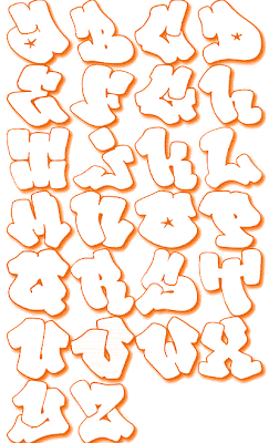Graffiti Alphabet,Graffiti Alphabet Bubble,Graffiti Letters A-Z