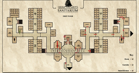 Silent Hill Origins Map Silent Hill Origins (Psp), Cedar Grove Sanitarium Map ~ Ммöřрģ Qύεşтş