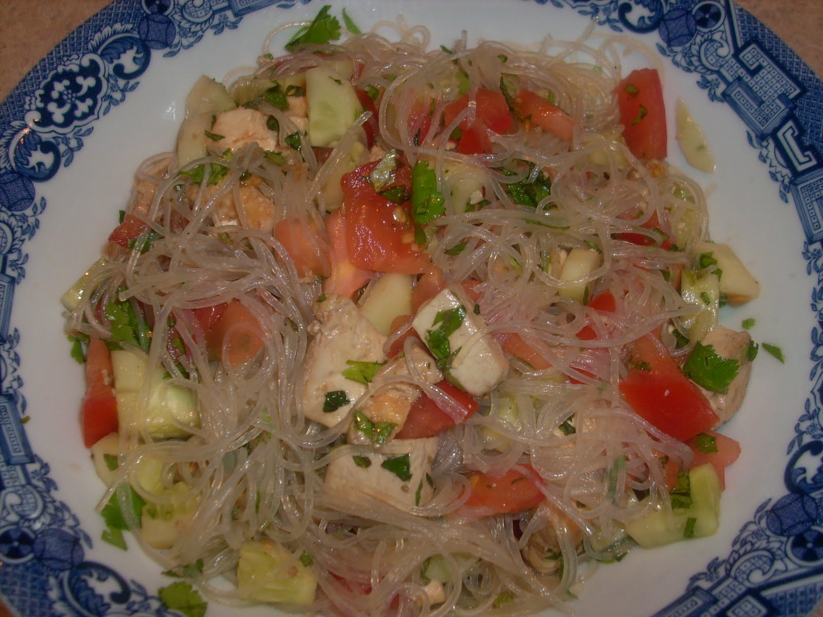 Cooking for Bliss Bean Thread Noodle Salad (Yum Woonsen)