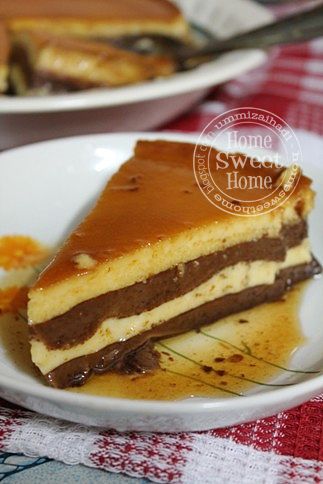 Home Sweet Home: Puding Karamel Lapis Coklat Lagi